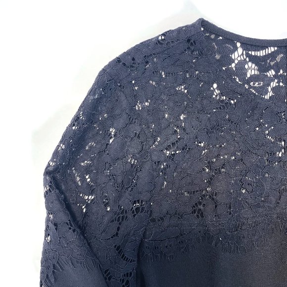 Lulus Picture This Black Long Sleeve Lace Top - Picture 4 of 12